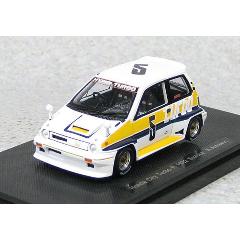 Ebbro 44473 Honda City Turbo R #5 Suzuka 1982 K.Acheson (Resin) 1/43 Scale