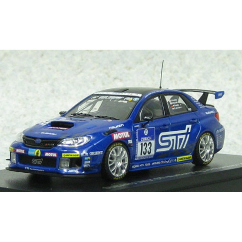 Ebbro 44989 Subaru WRX STI Nurburgring 24-hour Race 2011 #133 1/43 Scale
