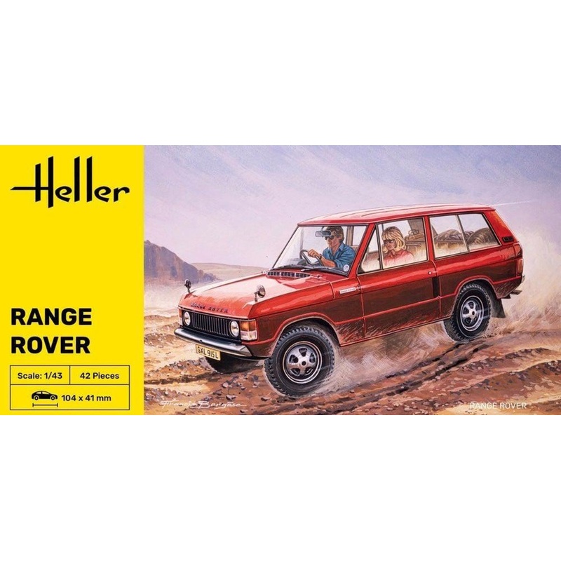 Heller 1/43 Range Rover Plastic Model
