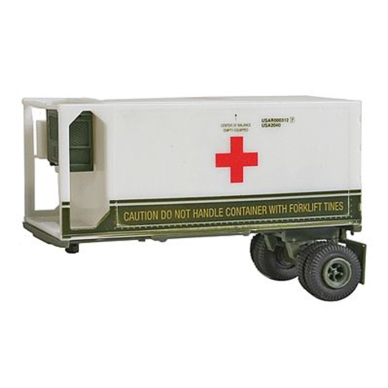 Medical Corps Refrigerated Container Single Axle Chassis