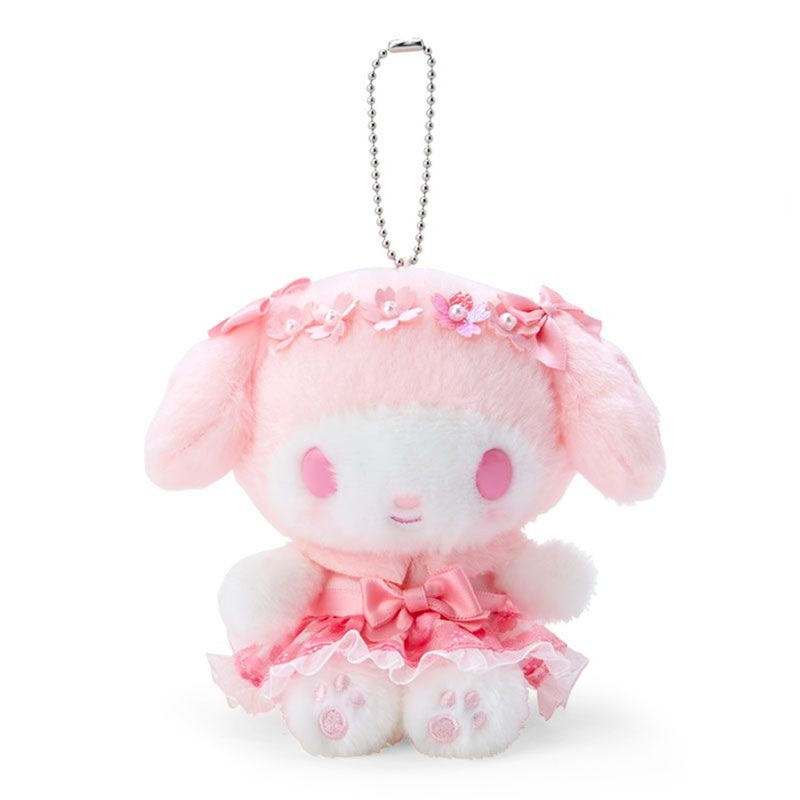 Sanrio Mascot Holder My Melody in Cherry Blossom Dress (Sakura)