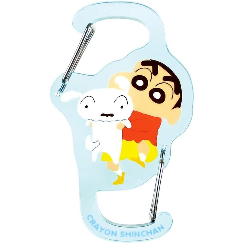 T’s Factory Dual Carabiner Crayon Shin-chan with Shiro