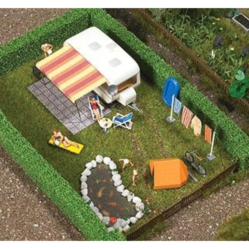 Camping Trailer Scene