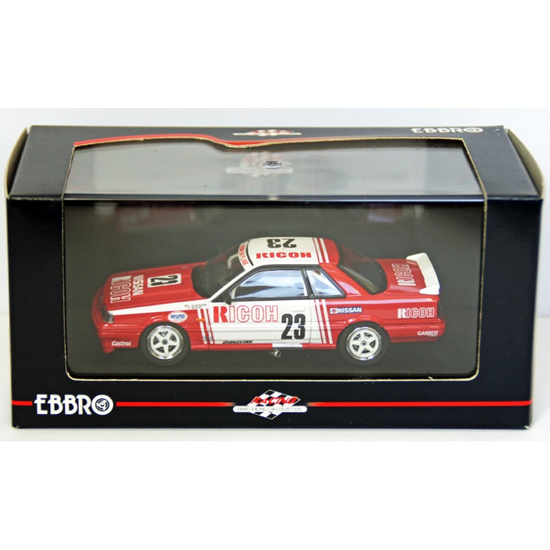 Ebbro 43671 Ricoh Skyline Gr.A 1988 (White/Red) 1/43 Scale