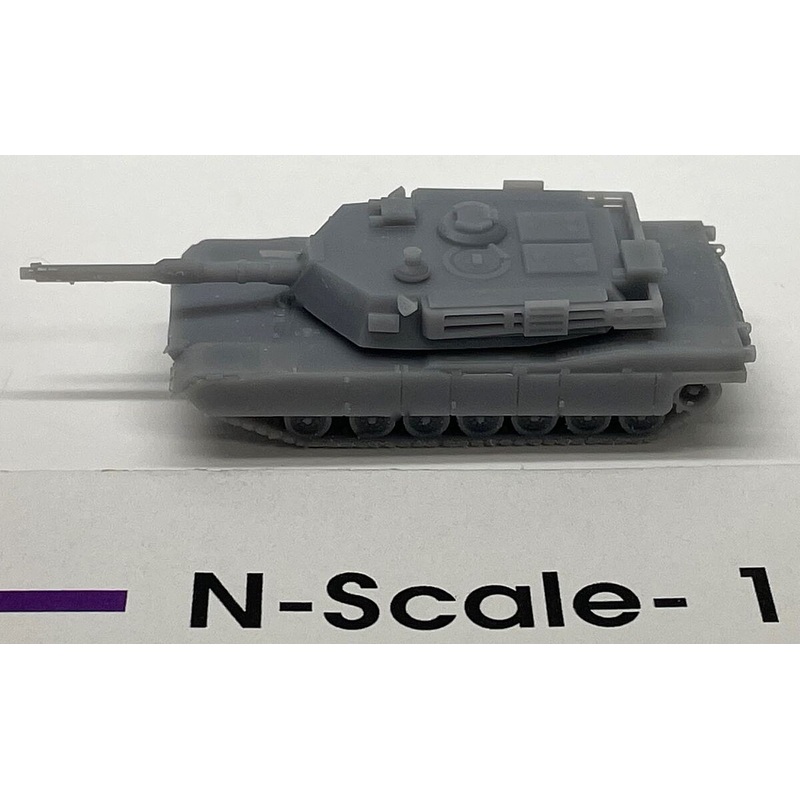 N M1 Abrams MBT Flat Car Load