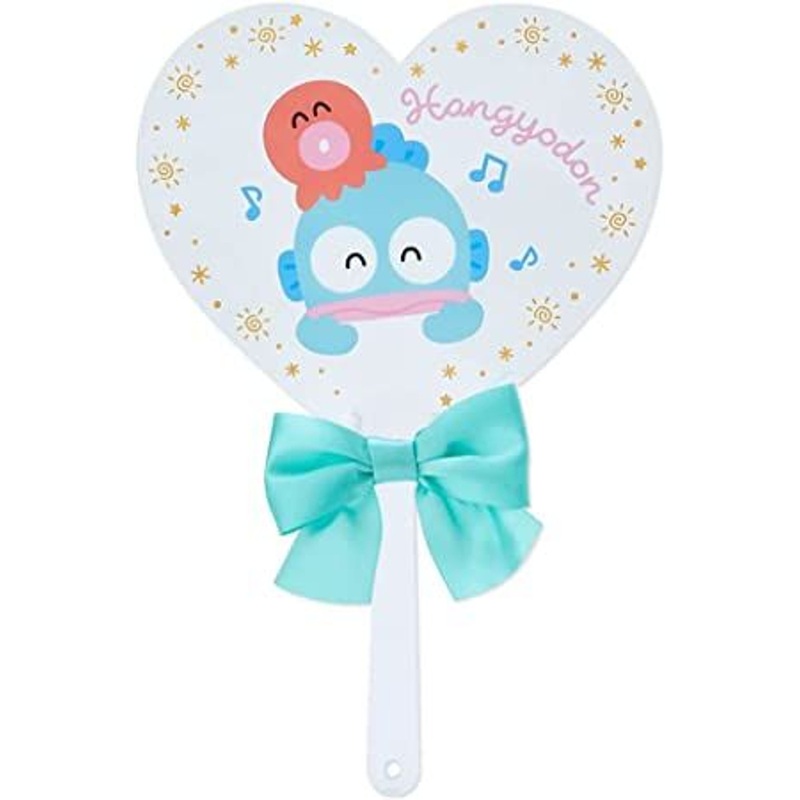 Sanrio Clear Mini Hand Fan (Smiling) Hangyodon