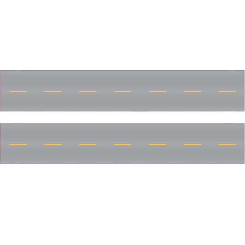 Aged Asphalt 10” Double Passing No Lines