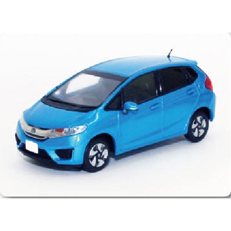 Ebbro 45137 HONDA FIT 3 HYBRID Vivid Sky Blue Perl 1/43 Scale