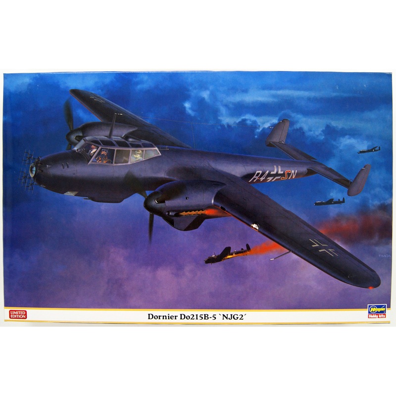 Hasegawa 07433 Dornier Do 215B-5 2nd Night Fighter Wing Limited Edition 1/48 Scale Kit