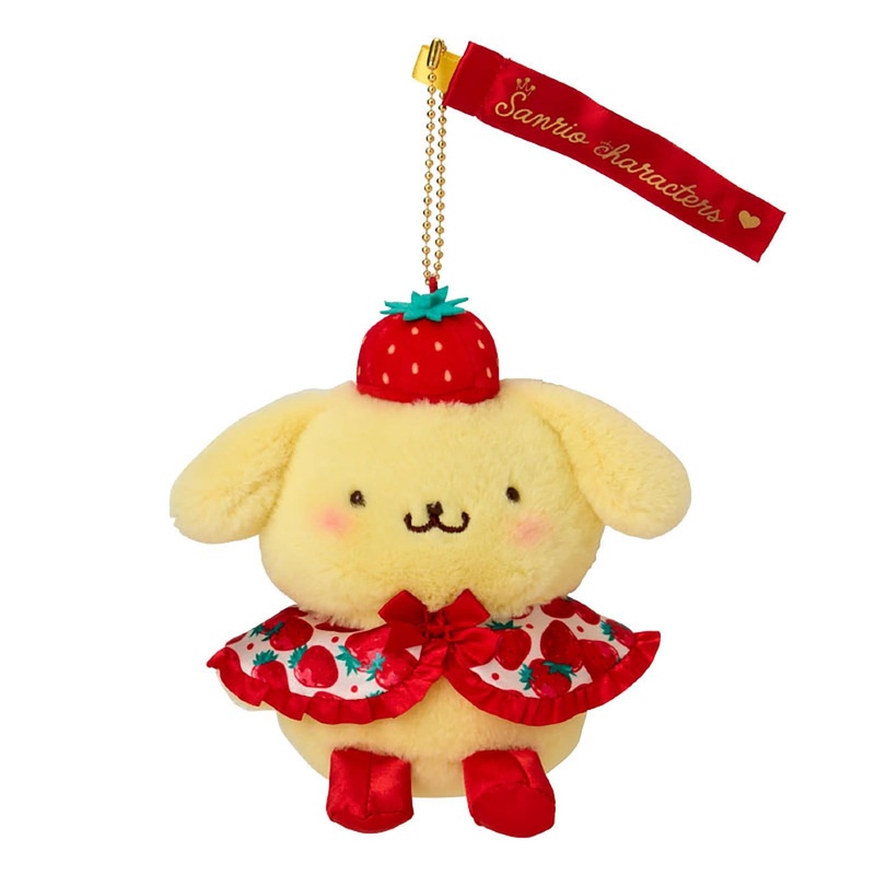 Sanrio Pompompurin Mascot Holder (Ichigo Newspaper 50th Anniversary)