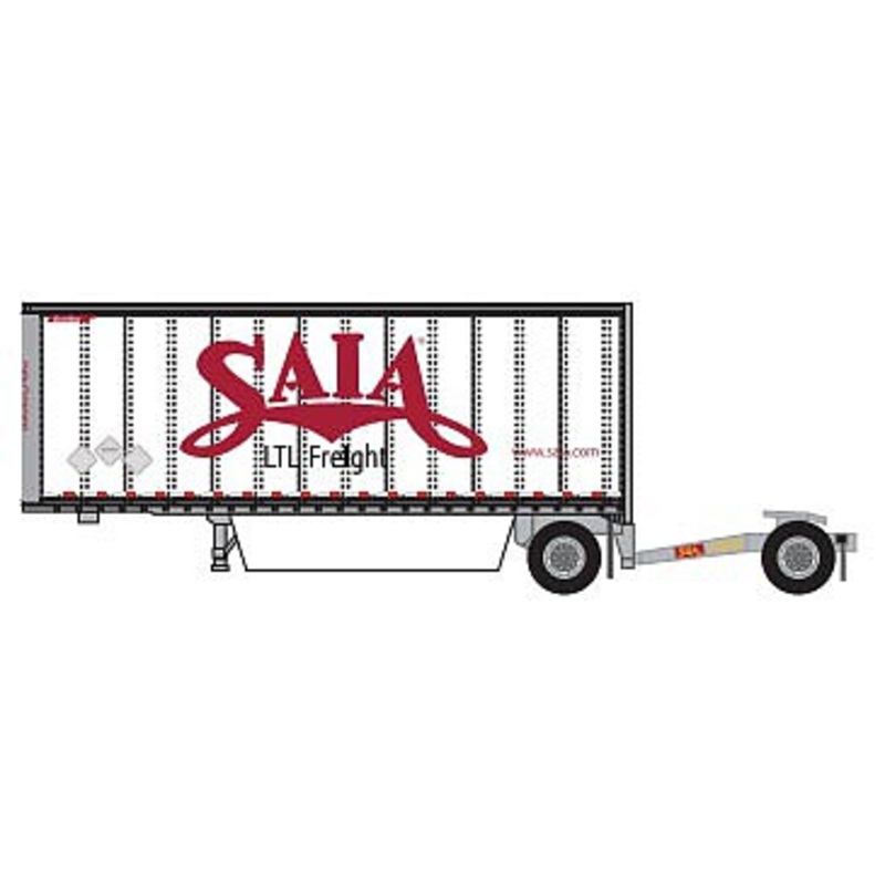 Semi-Trailer short SAIA 4 – N-Scale