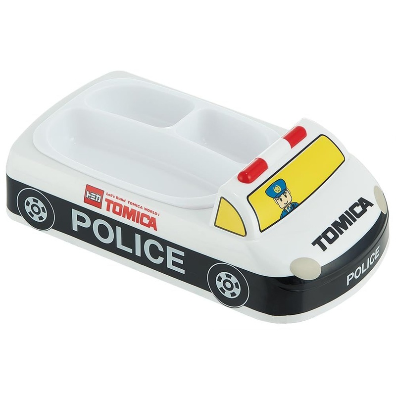 Takara Tomy Tomica Police Car Die-Cut Lunch Plate Skater