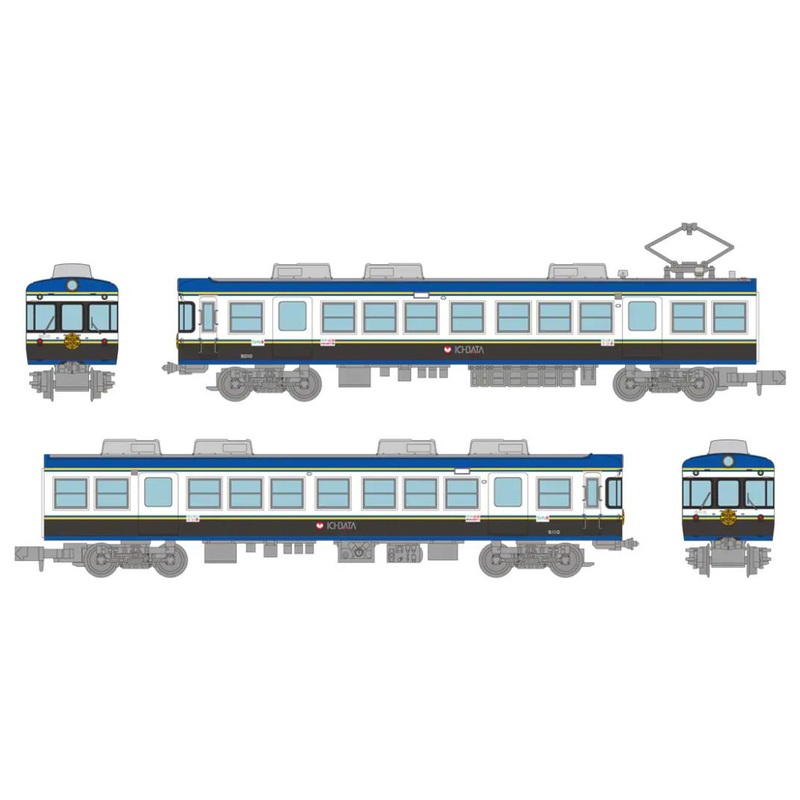 Tomytec Ichibata Electric Railway Series 5000 Thank You 5010 Configuration 2 Cars Set A (N scale)