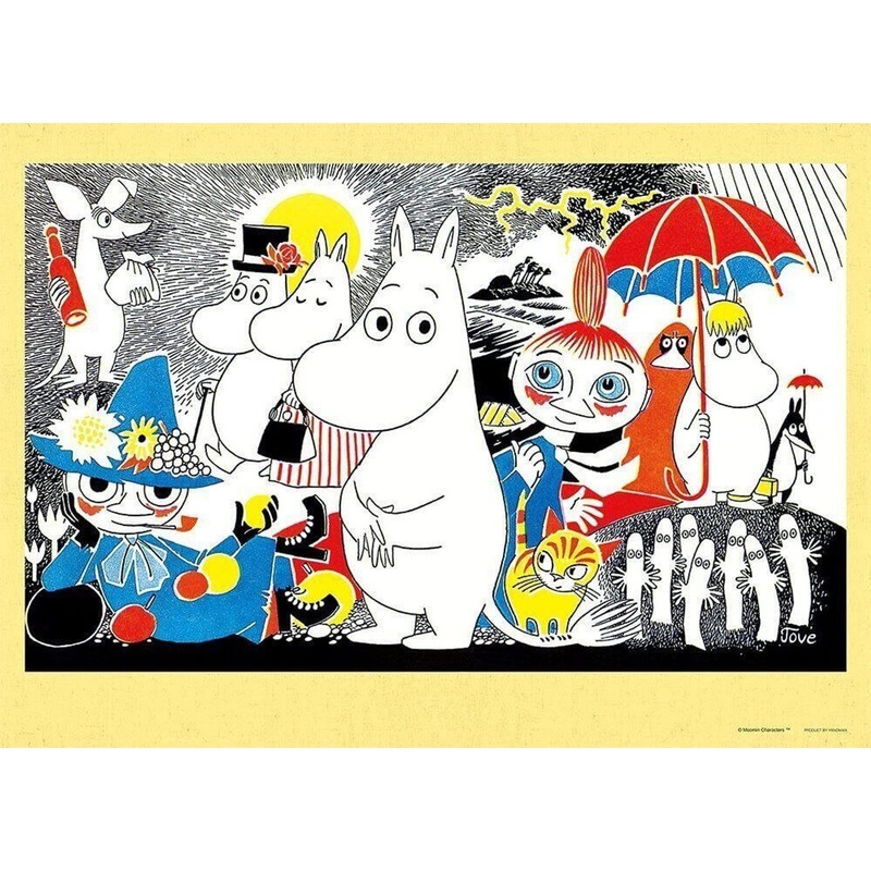 Yanoman Jigsaw Puzzle 05-991 Moomin Moominvalley (500 Pieces)