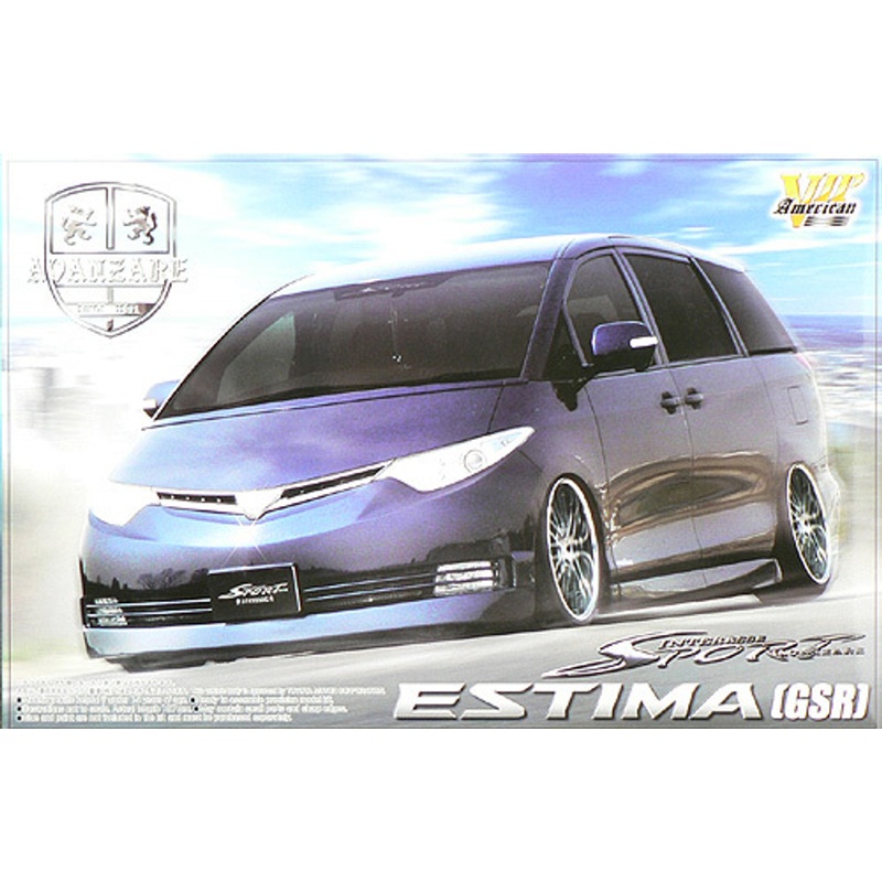Aoshima 47415 Toyota Estima (GSR) Avanzare GSR Intressa Sport 1/24 Scale Kit