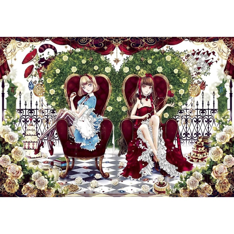 Apollo-sha 46-517 Jigsaw Puzzle Alice and the Queen (450 Pieces)