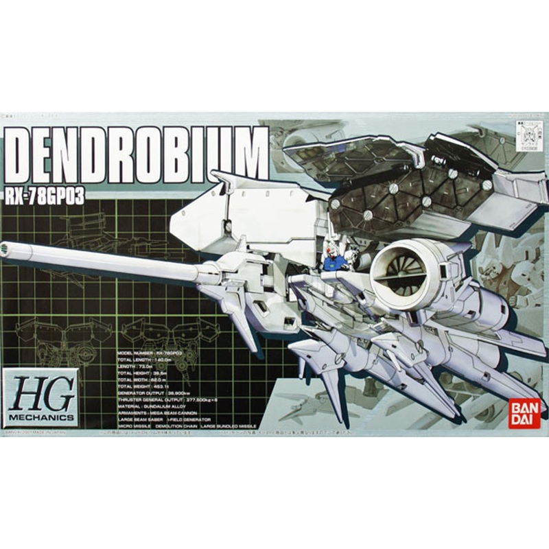 Bandai HGM 01 Gundam GP03 DENDROBIUM RX-78GP03 1/550 Scale Kit