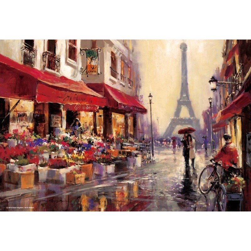 Beverly Jigsaw Puzzle M81-542 Brent Heighton April in Paris (1000 S-Pieces)