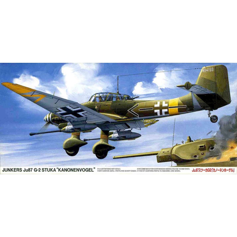 Fujimi F31 JUNKERS Ju87 G-2 STUKA KANOneNVOGEL 1/72 Scale Kit