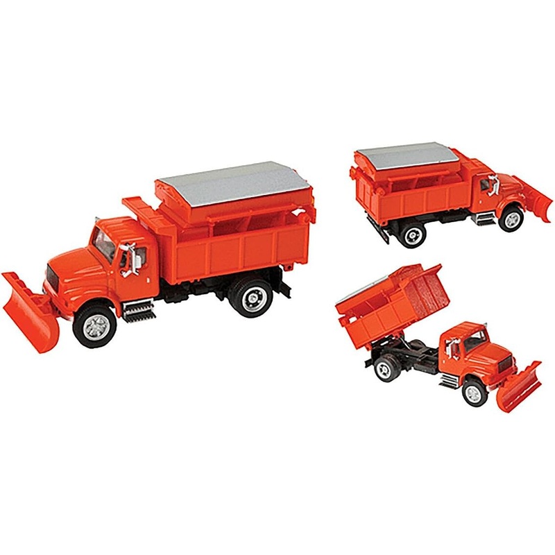 International 4900 Dump Truck w/Snowplow & Salt Spreader