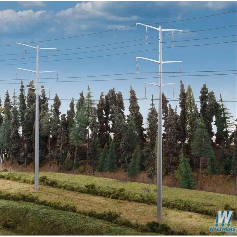 Modern High Voltage Transmission Towers