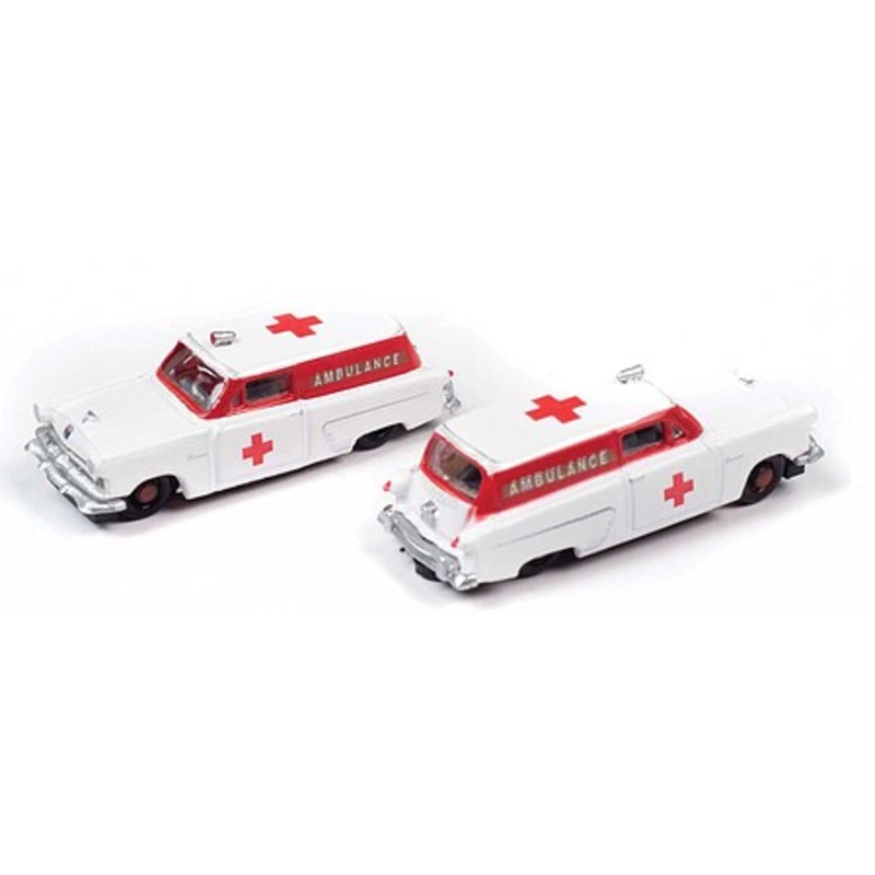 N 1953 Ford Delivery Ambulance White