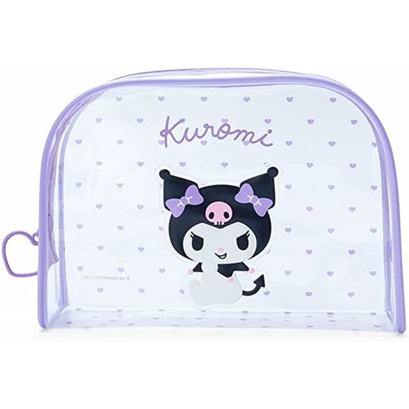 Sanrio Clear Pouch Kuromi