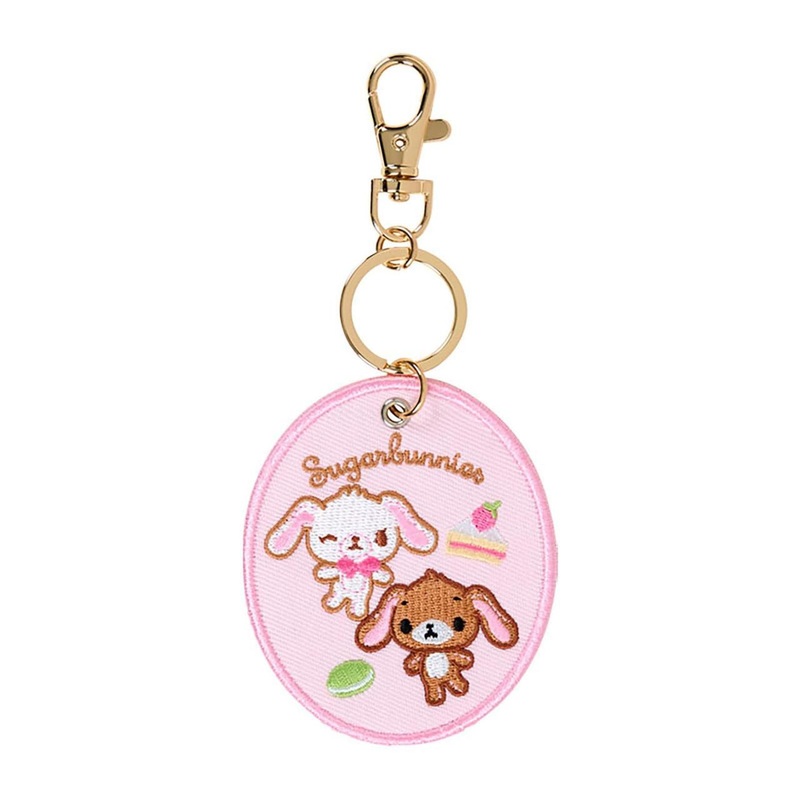 Sanrio Other Embroidered Patch Keychain (Character Award First Edition) Sugarbunnies