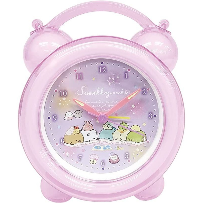 T’s Factory Clear Alarm Clock Sumikko Gurashi Sleepover Party Pink