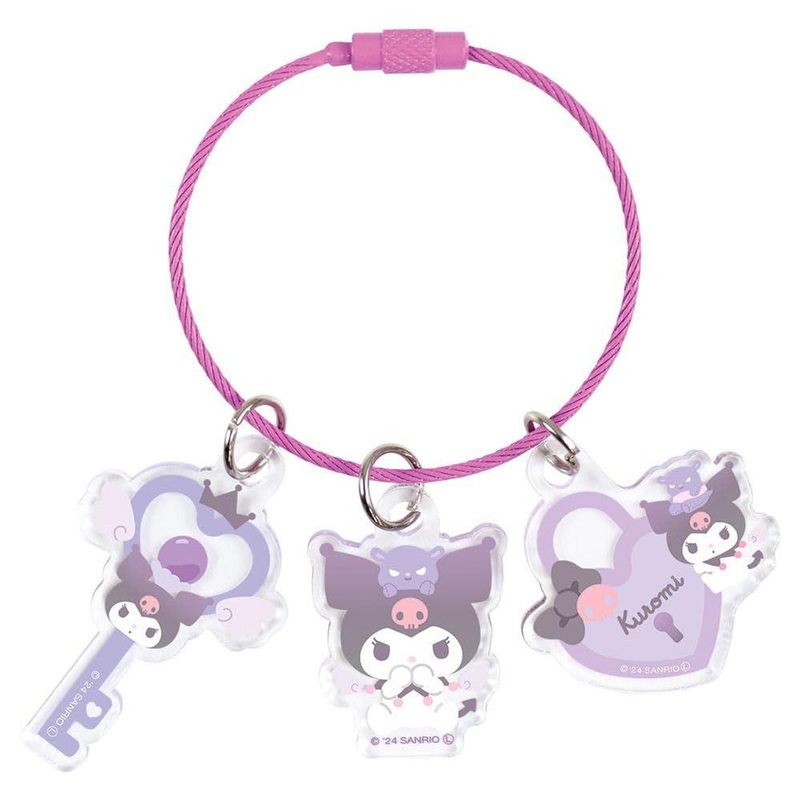 T’s Factory Sanrio Angel Wire Keyring Kuromi