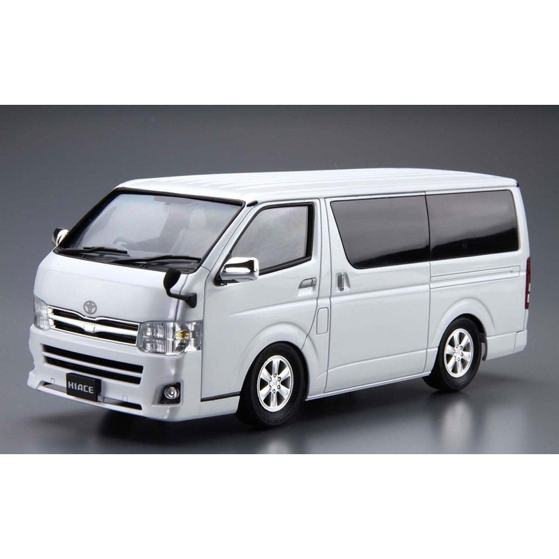 Aoshima The Model Car No. 6 1/24 Toyota TRH200V Hiace Super GL ’10 Plastic Model