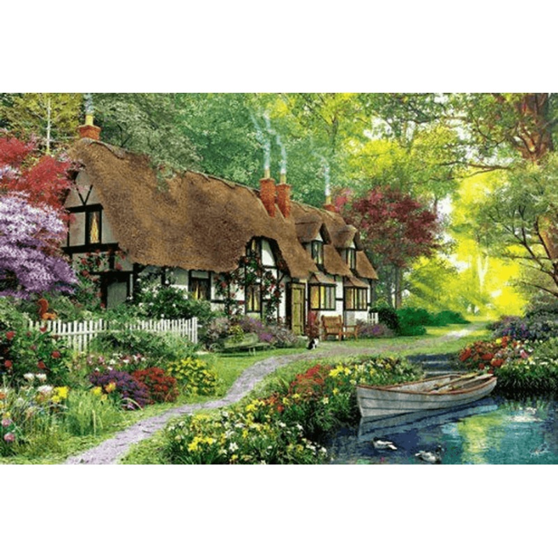 APPLEOne Jigsaw Puzzle 1000-761 Dominic Davison Country House (1000 Pieces)