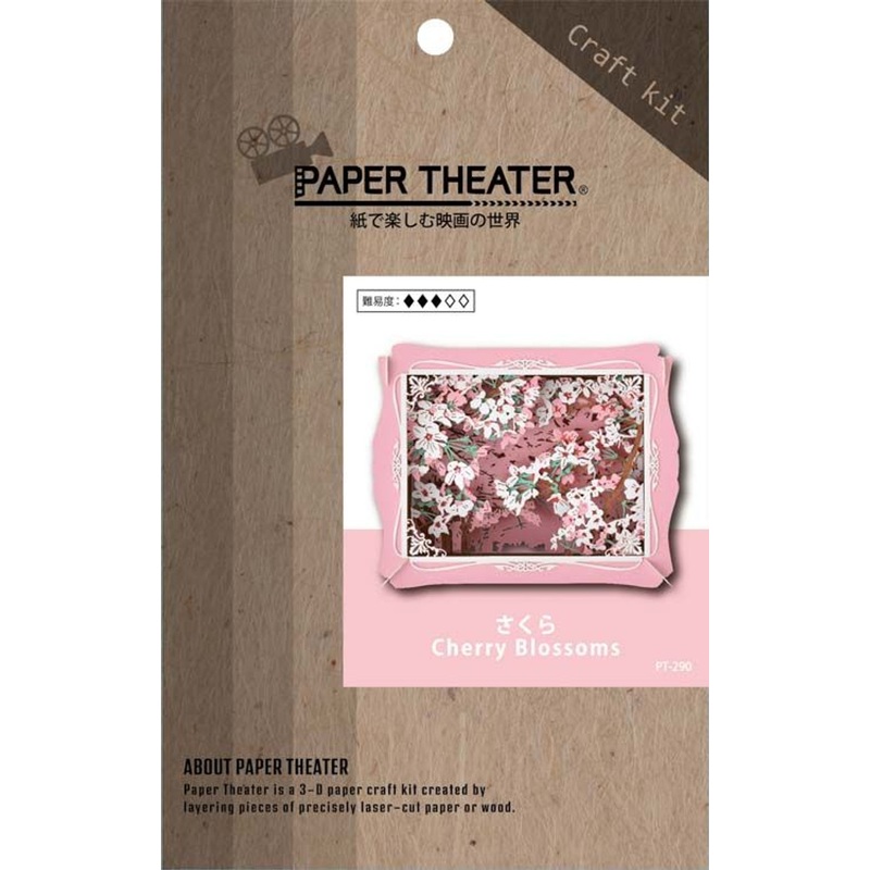 Ensky PT-290 Paper Theater Cherry Blossoms