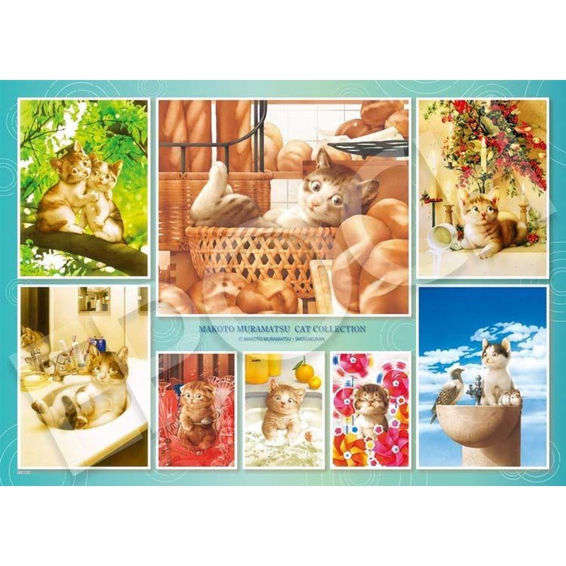 Epoch 06-602s Jigsaw Puzzle Cat Collection (Makoto Muramatsu) (500 Pieces)