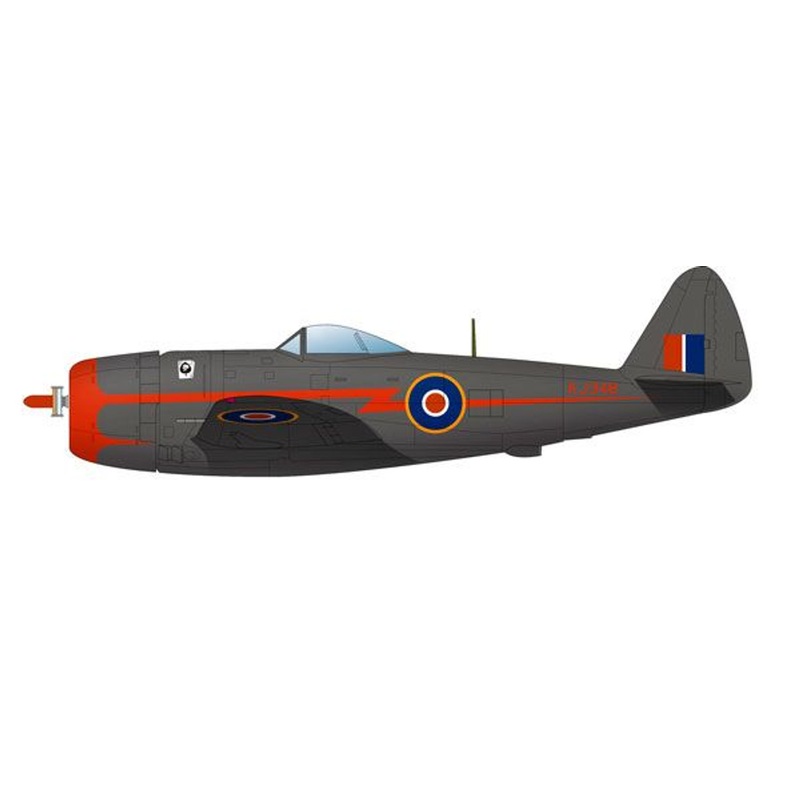 Platz 1/144 WW II Royal Air Force Fighter Thunderbolt Mk II Bubble Top (2 Plane Set) Plastic Model
