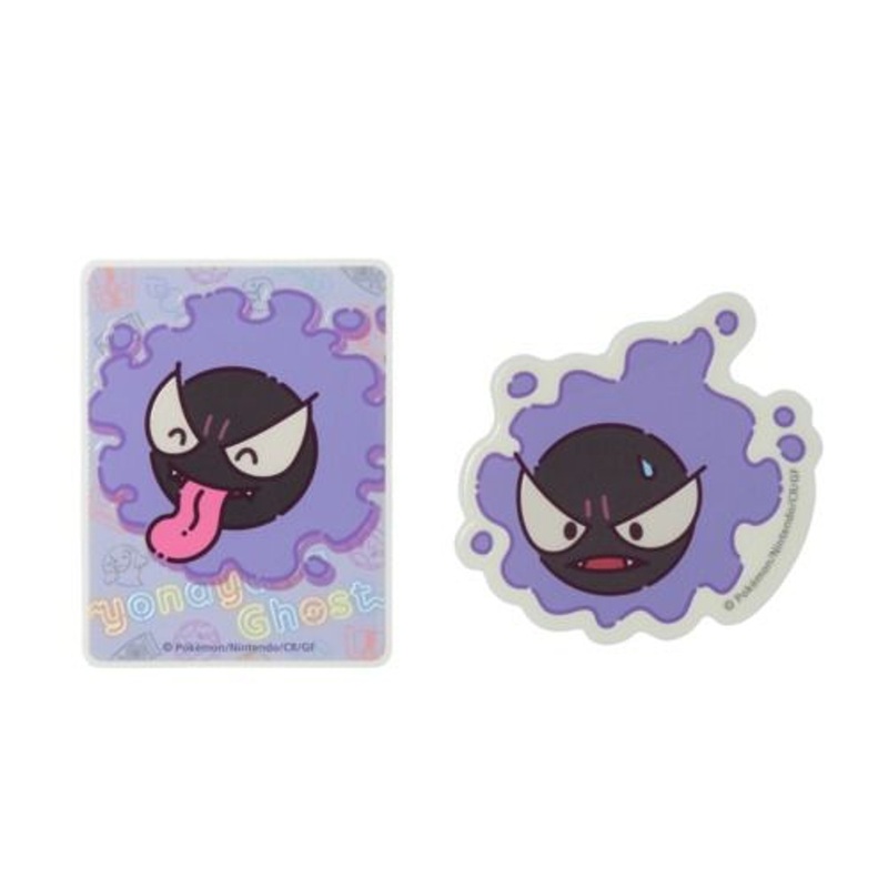 Pokemon Center Original Luminescence Stickers Set of 2 yonayonaGhost Gastly
