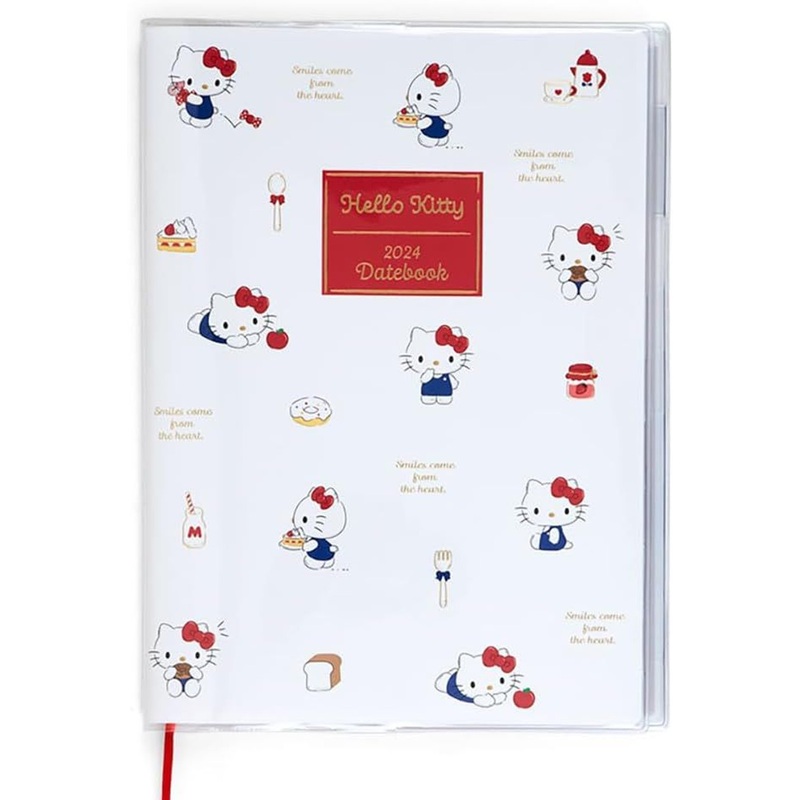 Sanrio A5 Schedule Book Daily Planner 2024 – Hello Kitty