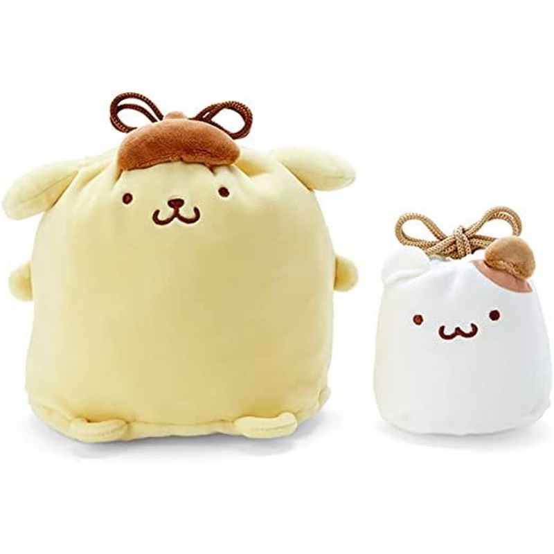 Sanrio Character Drawstring Bag Set of 2 Pom Pom Purin and Muffin