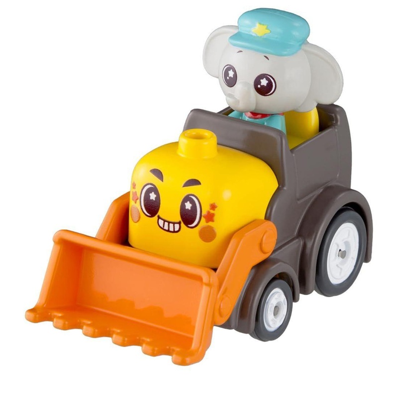 Takara Tomy Go! Go! Vehicle Zoo Tomica Pao and Garun Vehicle Star Edition