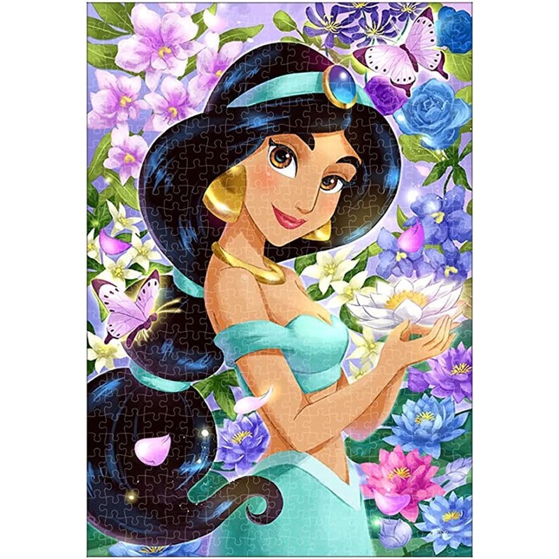 Tenyo DPG500-67 Jigsaw Puzzle Jasmine with Followers (Disney) (500 S-Pieces)