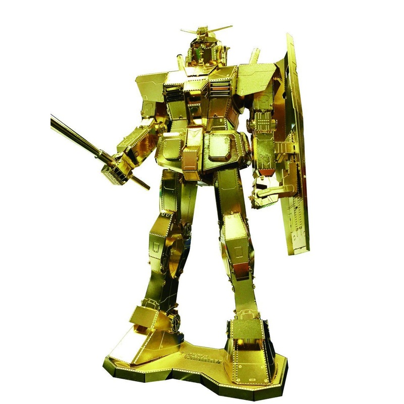 Tenyo Metallic Nano Puzzle Premium Gold Gundam