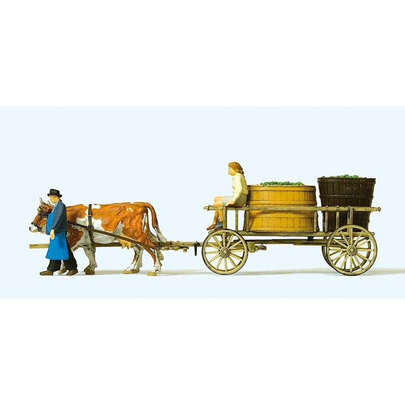 Wine Wagon with Cows