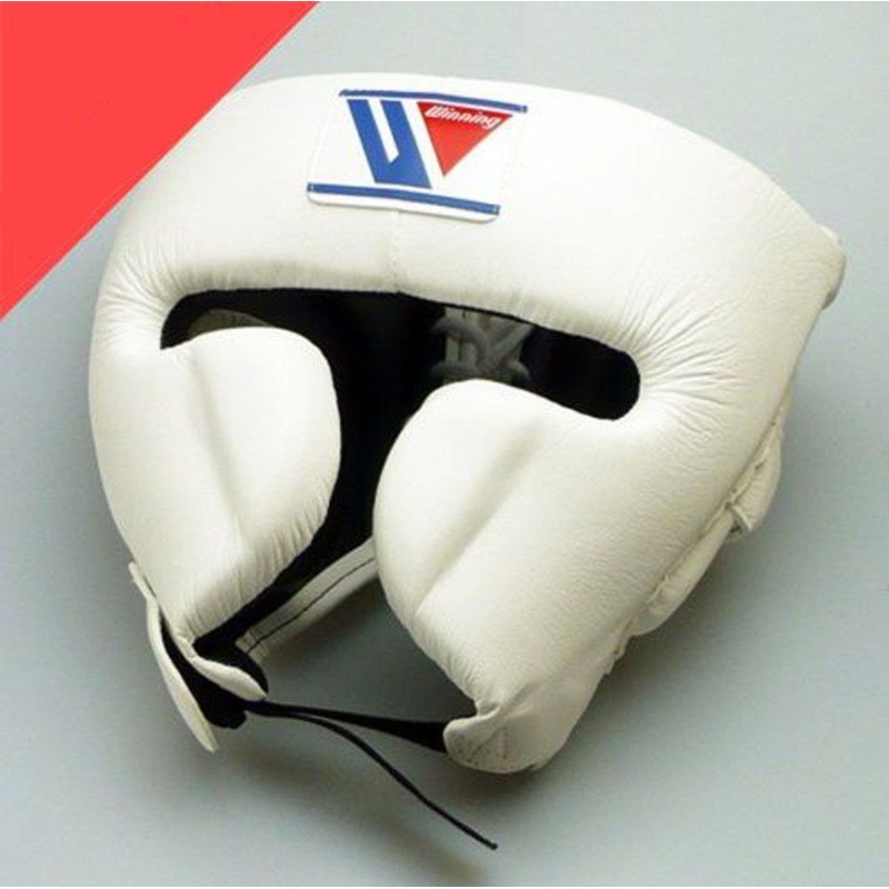 Winning Boxing Headgear FG-2900 Size L Face Guard Type White (Made in Japan)