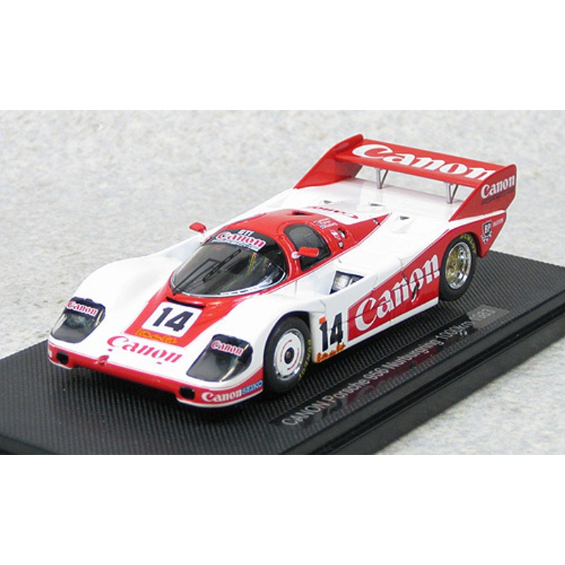 Ebbro 44360 Canon Porsche 956 1983 Nurburgring 1000km (White/Red) 1/43 Scale