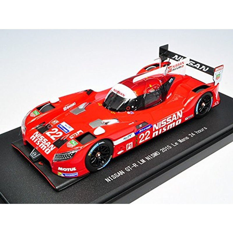 Ebbro 45255 NISSAN GT-R LM NISMO 2015 Le Mans 24 hours No.22 Red 1/43 Scale