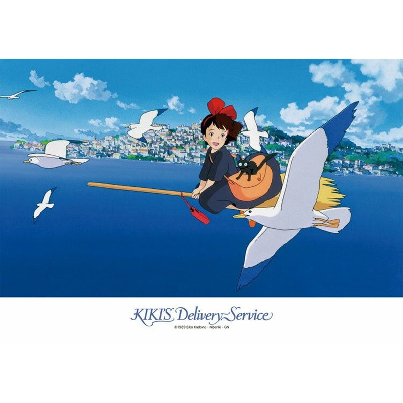 Ensky 108-624 Jigsaw Puzzle Studio Ghibli Kiki’s Delivery Service ”Greetings to Seagulls” (108 Pieces)