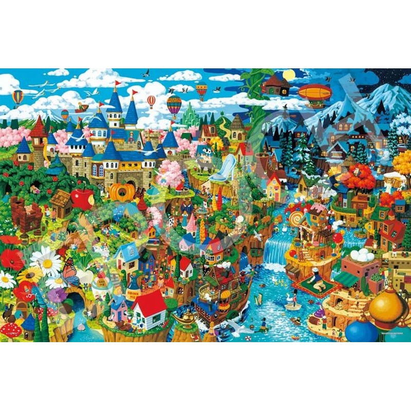 Epoch 12-602s Jigsaw Puzzle Masayoshi Akiyama Illustration World Fairy Tales (1000 Pieces)