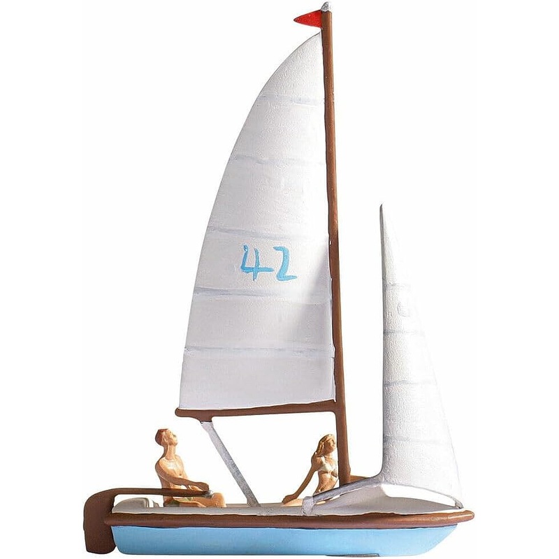 Sailboat with 2 Figures
