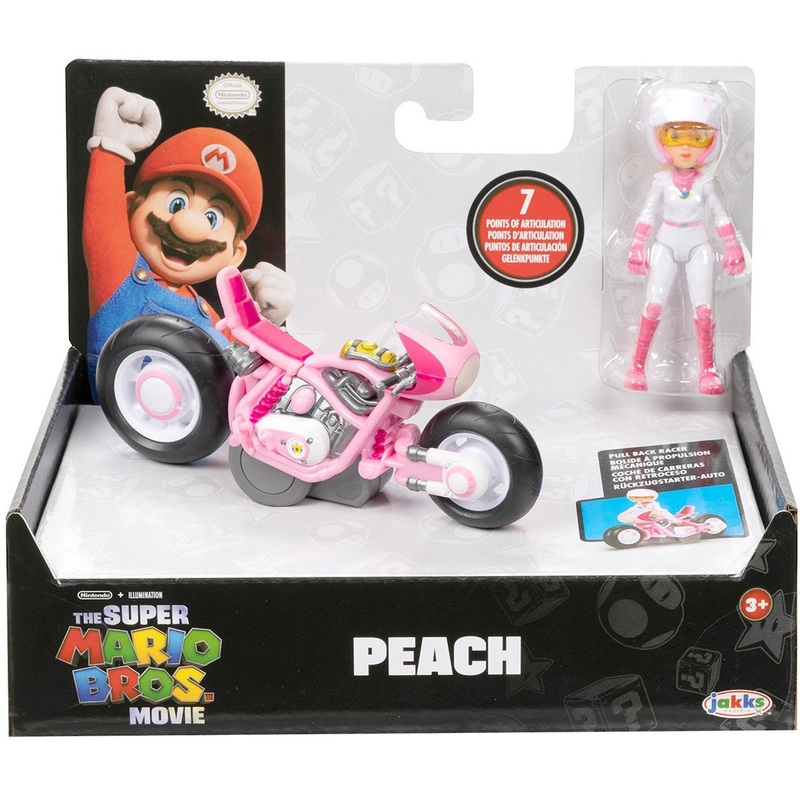 San-ei The Super Mario Bros. – Pull Back Racer with Peach