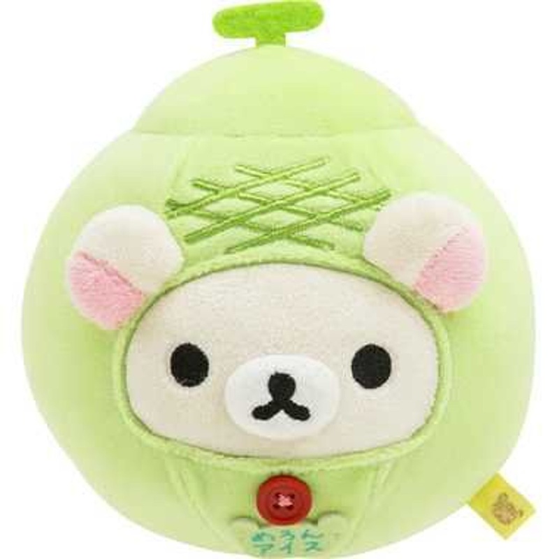 San-x Rilakkuma Plush Toy – Melon Ice Cream